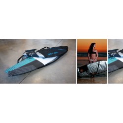 Hurricane -Sacca imbottita per SHORT 5'8'' - Poly silver