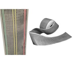 Rail Tape - 1m x 80 mm Nero/Rasta