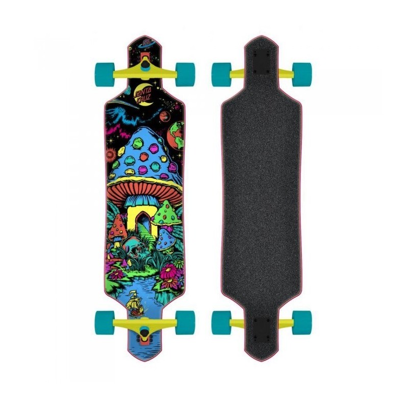 Santa Cruz Cruzer Drop Thru Time Warp 9in X 36in.