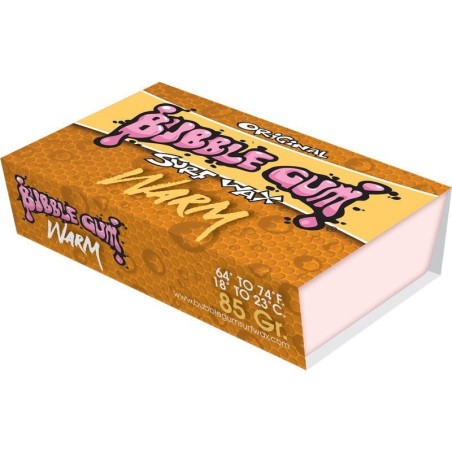 Surf wax Bubble gum - WARM www.surfdome.it 